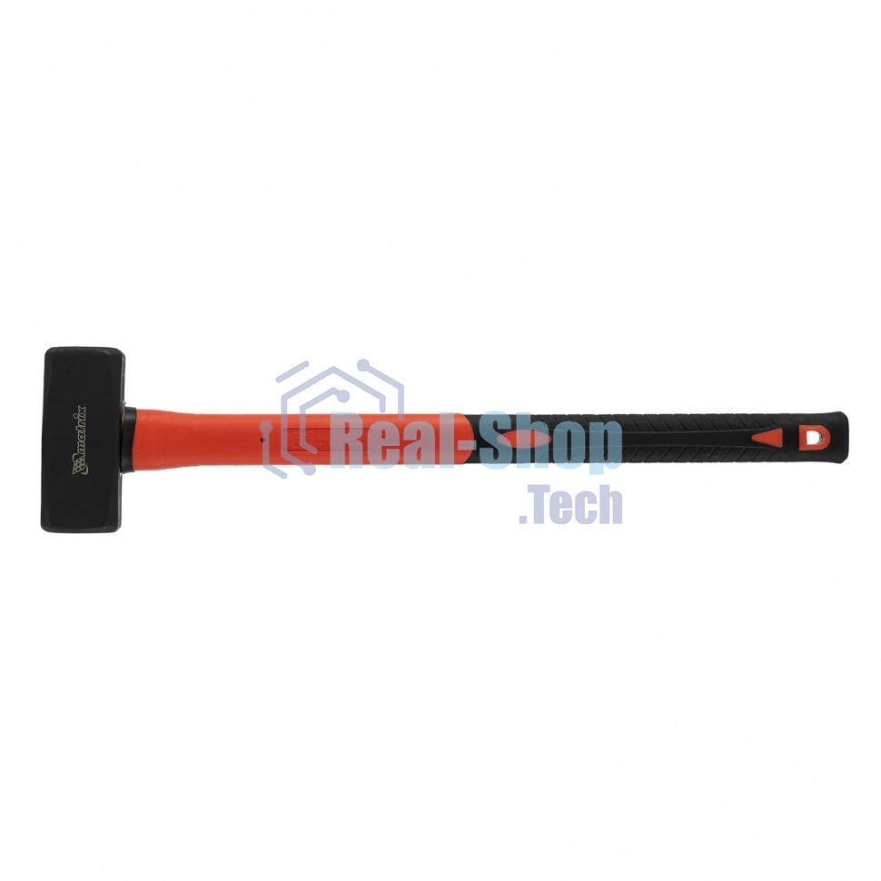 Кувалда Matrix 3 кг, фибергласовая обрезиненная рукоятка 600 мм