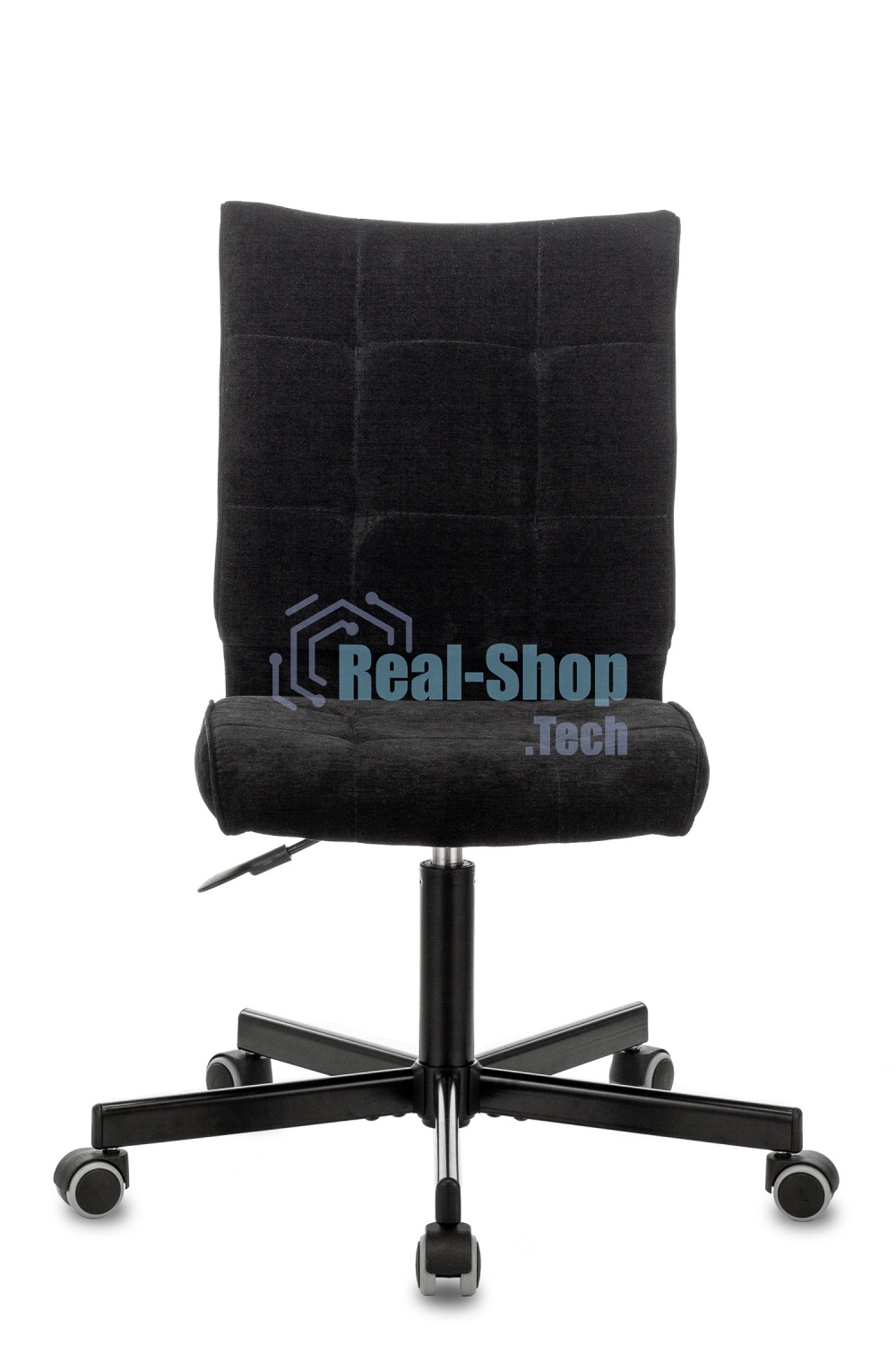 Кресло компьютерное Бюрократ CH-330M/LT-20 без подлокотников, черный, крестовина металл