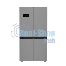 Холодильник Hotpoint HFP4 625I X нержавеющая сталь, трехкамерный, 376/165л, морозилка снизу, No Frost, Side by Side