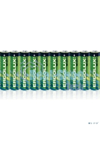Мизинчиковая батарейка Ergolux R 03 SR10 (R03 SR10, ААА 1.5В)(10 шт. в уп-ке)
