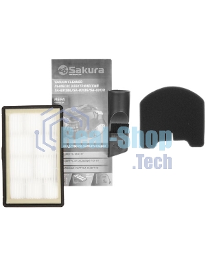 Пылесос Sakura SA-8315BL синий/черный, 450/2400 Вт, уборка сухая, пылесборник контейнер 2 л