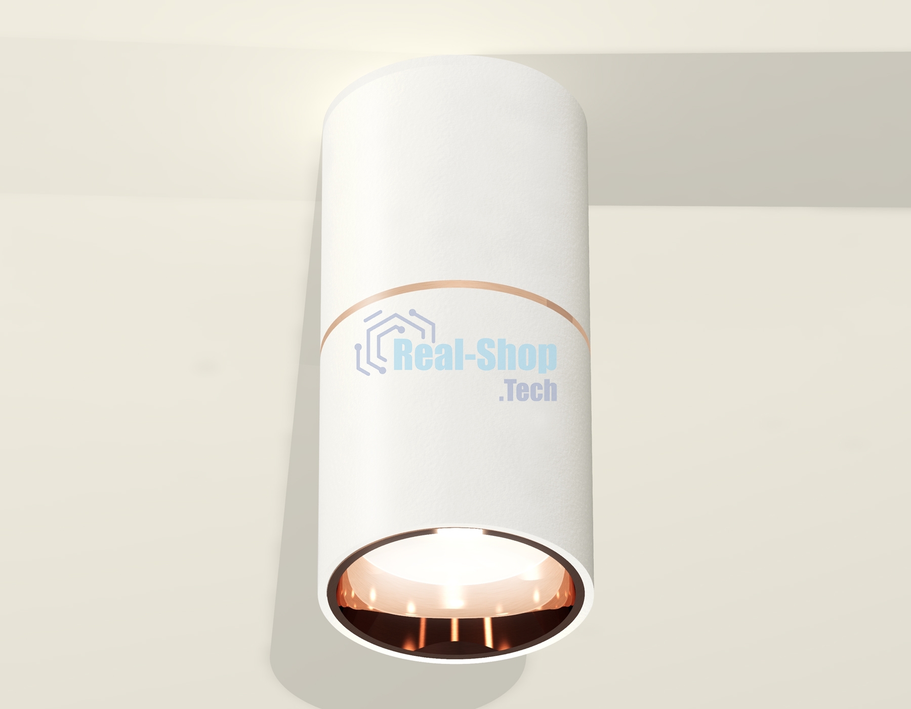 Светильник Ambrella Light XS6301083 SWH/PPG белый песок/золото розовое полированное MR16 GU5.3 (C6301, A2063, N6114)