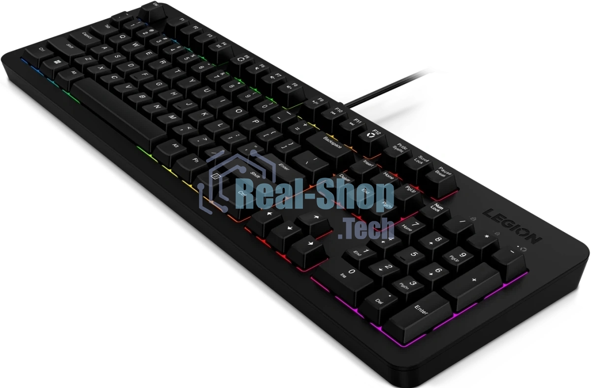 Клавиатура Lenovo Legion K310 проводная, USB Type-A, чёрный