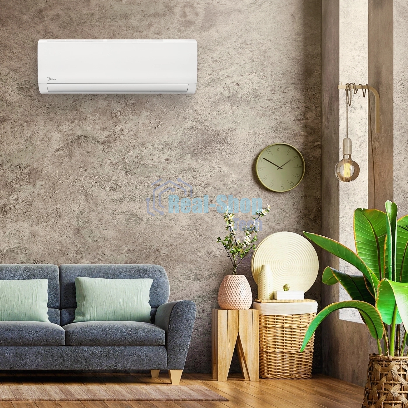 Сплит-система Midea Favorite MSFRW-07HRN8-I до 20м2, 7500BTU, с голосовым помощником, (комплект из 2-х коробок)