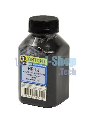 Тонер Content - для LJ 1010/1200/1160/4000/5000 new (150гр) банка универсальный
