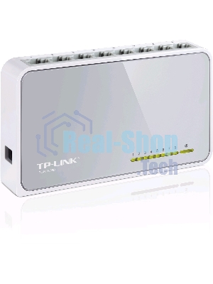 Коммутатор TP-Link SOHO TL-SF1008D Коммутатор 8-port 10/100M mini Desktop Switch, 8 10/100M RJ45 ports, Plastic case