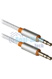 Кабель аудио Defender 3.5мм 1.2M Jack M- Jack M белый