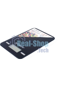 Весы кухонные электронные Endever Skyline KS-527, вес от 2 г до 5 кг. Закаленное стекло повышенной прочности, LCD-дисплей, авто откл.