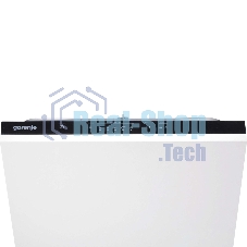 Встраиваемая посудомоечная машина Gorenje GV520E15, черная панель управления, 44.8 см, 9 компл., 47 дБ, класс A++