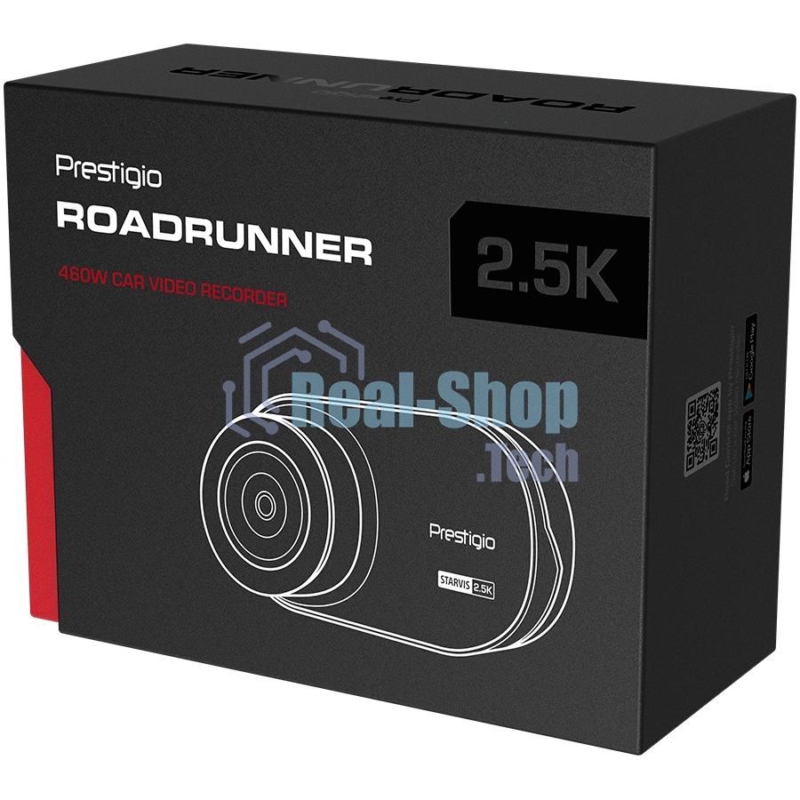 Видеорегистратор Prestigio RoadRunner 460W, 2560x1440, 3