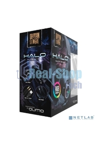 Гарнитура проводная Qumo HALO GHS0018, стерео, 2х3,5 Jack+USB(питание), с микрофоном