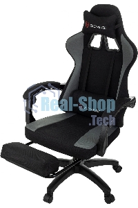 Кресло игровое Zombie Weaver черный/серый