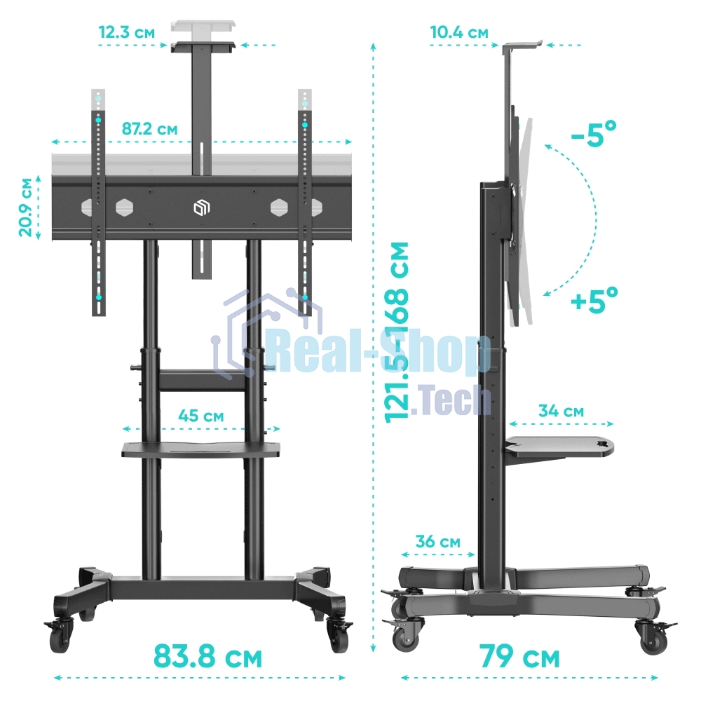 Стойка ONKRON TS1891 черный