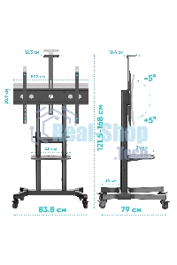 Стойка ONKRON TS1891 черный