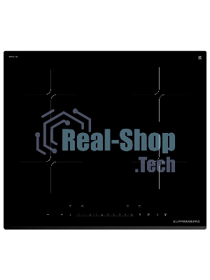 Варочная панель Kuppersberg/Варочная панель Kuppersberg, индукция, High-Tech, 9 уровней мощности, inverter, таймер, пауза, Booster, автоматическое отключение, слайдерное управление, поддержание тепла, черный