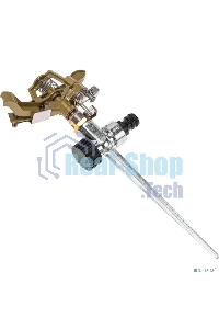 Разбрызгиватель латунный, импульсный, с регулировкой угла горизонта распыления до 26 м Четыре Сезона