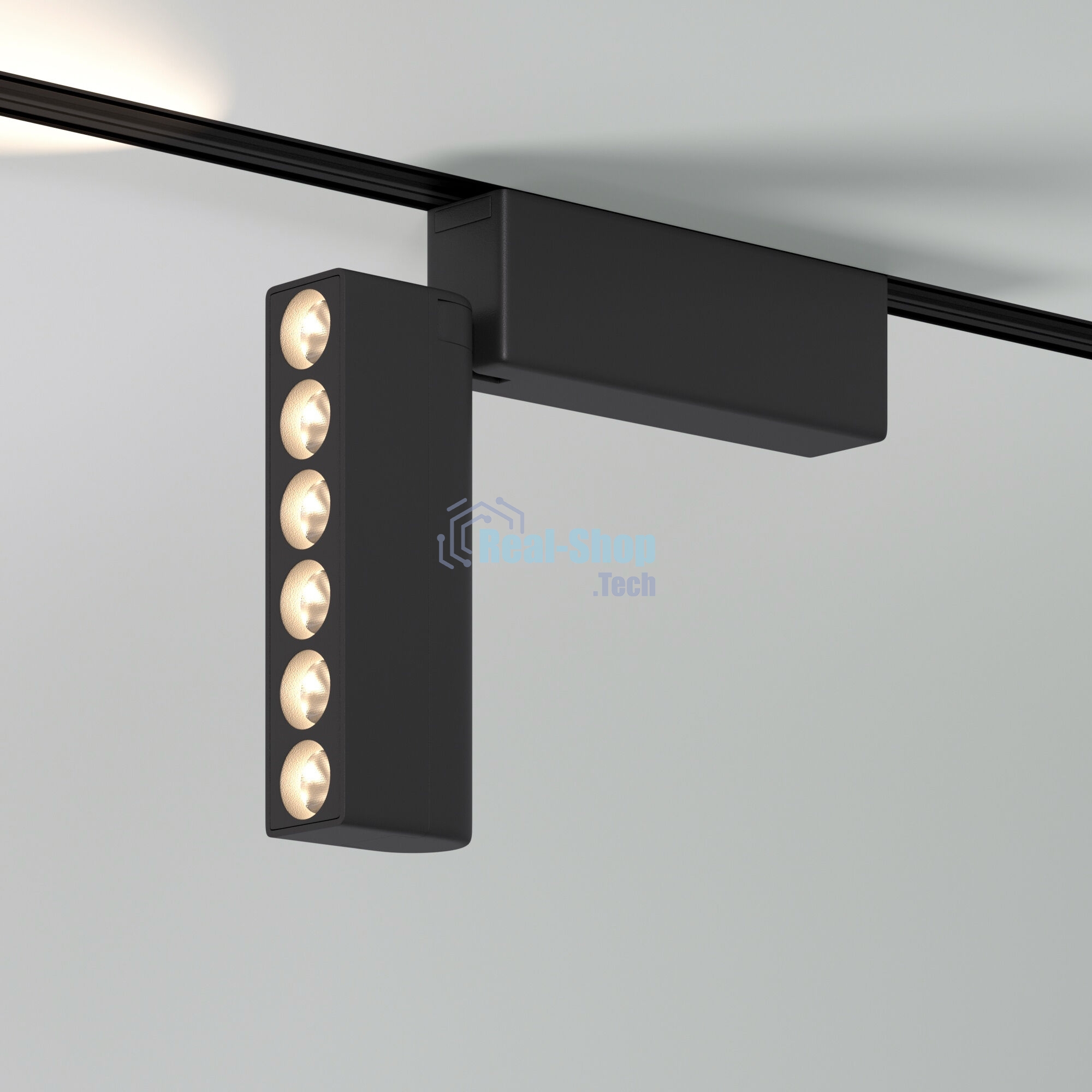 Трековый светильник Flat Magnetic 6W 4000K Insight (чёрный) 85090/01