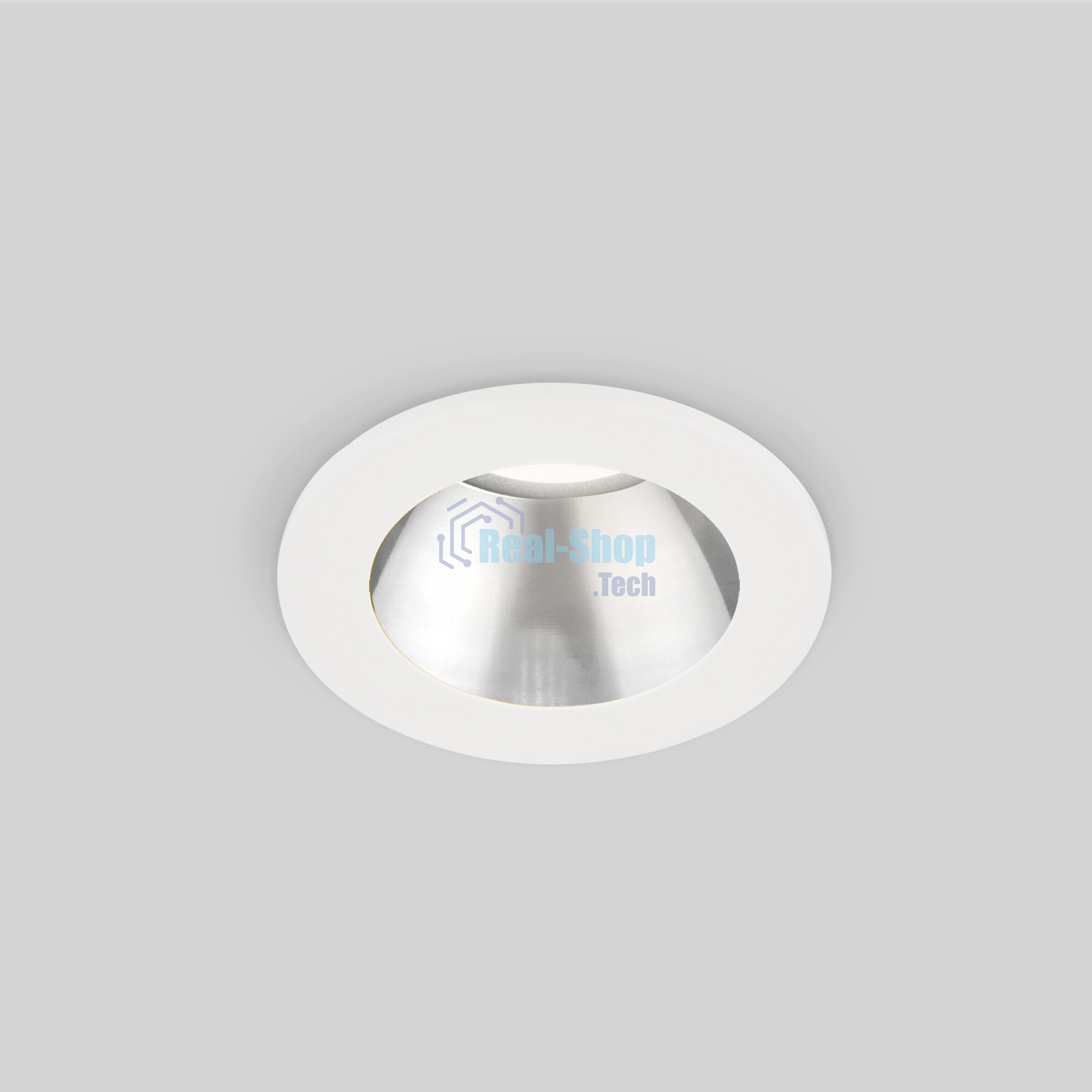 25023/LED / Встраиваемый светильник 7W 4200K WH/SL белый/серебро