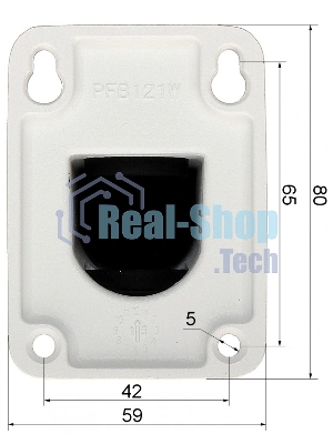 Настенный кронштейн для корпусов серий HF1, HF2, SDZ1 Wall Mount PFB121W
