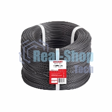 Провод ПГВА Rexant 1х0.50 мм², Cu, черный, бухта 500 м