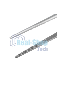 Пинцет прямой рифленый 250 мм ПРОФИ