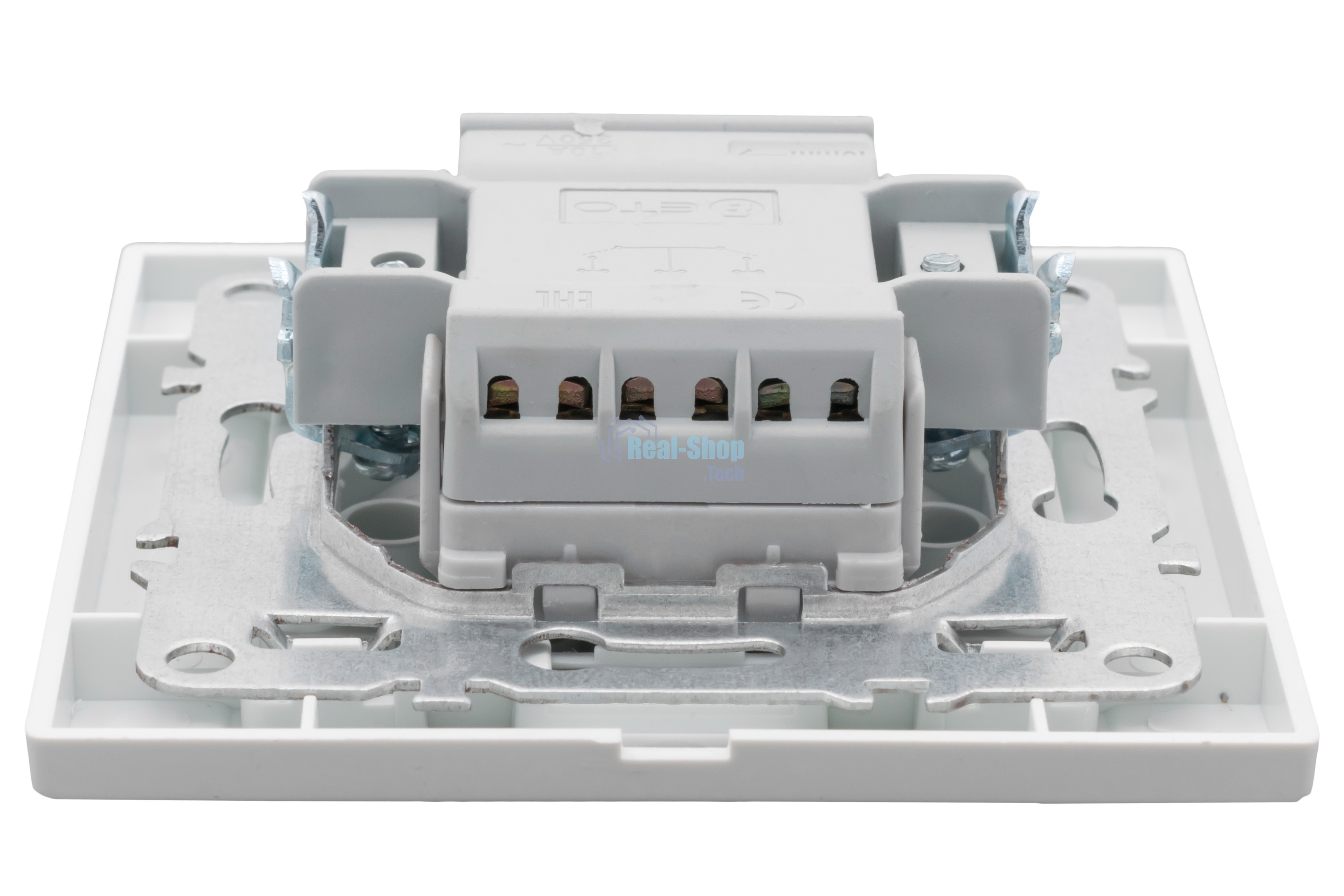 Выключатель 3-кл. СП Минск 10А белый Basic EKF ERV10-024-10