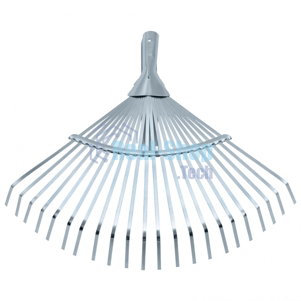 Грабли веерные стальные Palisad, 300-480 мм, 22 плоских зуба, оцинкованные, раздвижные, без черенка