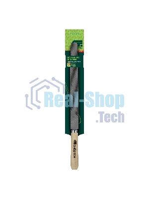 Напильник Сибртех, 250 мм, плоский, деревянная ручка