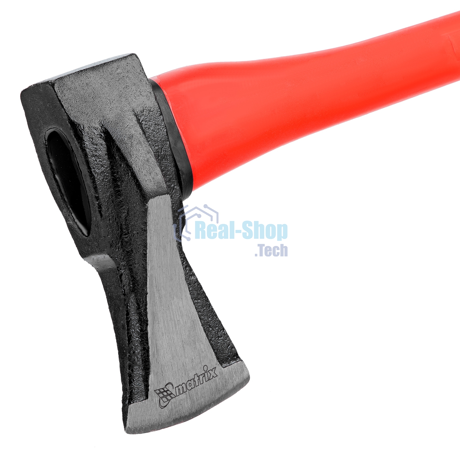 Топор-колун Matrix с клиновидным полотном 2000 г, фибергласовое обрезиненное топорище 880 мм