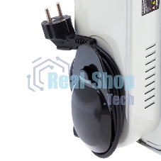 Обогреватель масляный MTX OCH-2000, белый, 2000 Вт, 20 м2, термостат