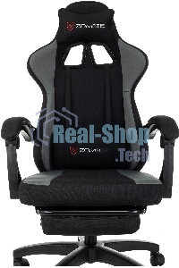 Кресло игровое Zombie Weaver черный/серый