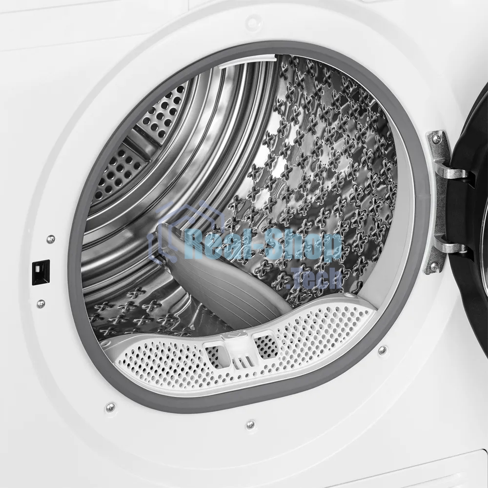 Сушильная машина Monsher MDM 595 Blanc белый, 10 кг, сушка - тепловой насос, программ - 15, 59.5 x 85.5 x 66.5 см