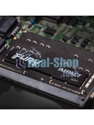 Оперативная память Kingston Fury Impact, DDR5, 16Gb (1x16Gb), 6400MHz, CL38, ECC, SO-DIMM, с радиатором, черный