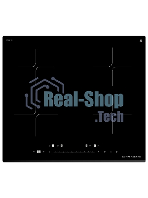 Варочная панель Kuppersberg/Варочная панель Kuppersberg, индукция, High-Tech, 9 уровней мощности, inverter, таймер, пауза, Booster, автоматическое отключение, слайдерное управление, поддержание тепла, черный