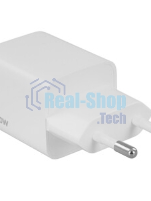 Зарядное устройство Cablexpert MP3A-PC-63, 30Вт GaN, 3А, QC4.0/PD, 1xUSB, 1xType-C, белый, пакет