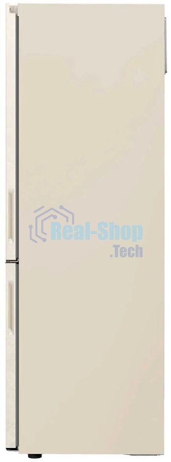 Холодильник LG GC-B459AEMW бежевый двухкамерный 234/110л морозилка снизу, No Frost