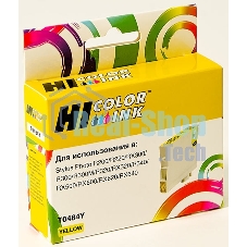 Картридж Epson Stylus Photo R200/R300/RX500/RX600 (Hi-black) new, C13T04844010, Y