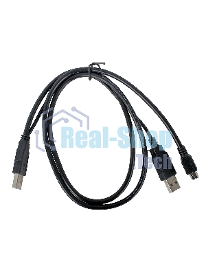 Кабель Gembird/Cablexpert CCP-USB22-AM5P-3 USB 2.0 ProКабель, 2xAM/miniBM 5P, 0.9м, экран, черный