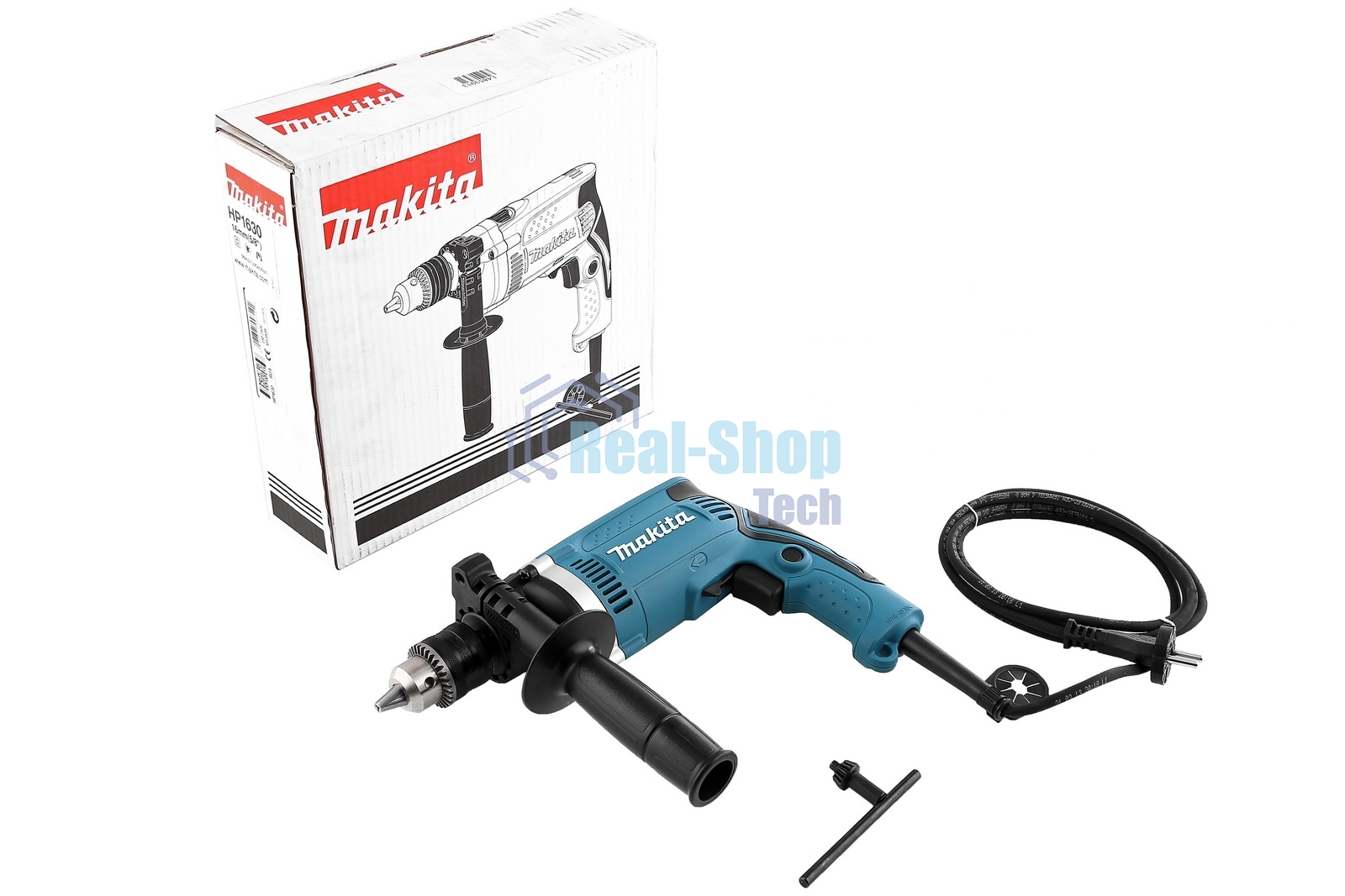 Дрель Makita HP1630, 750 Вт, сетевая, ударная