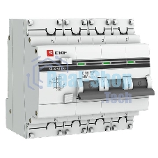 Выключатель автоматический дифференциального тока 3п+N C 16А 30мА тип AC 4.5кА АД-32 PROxima EKF DA32-16-30-4P-pro
