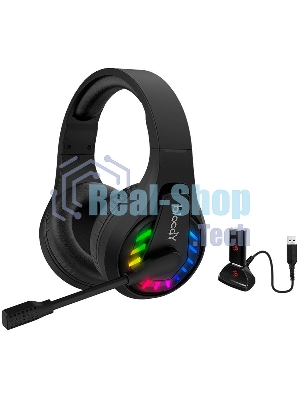 Гарнитура проводная с микрофоном A4Tech Bloody GR230 черный накладные BT оголовье (GR230)