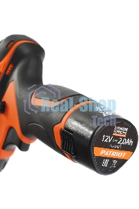 Дрель-шуруповерт аккумуляторная Patriot BR 115Li, Аккумуляторная, 16В, 2 АКБ, Кейс