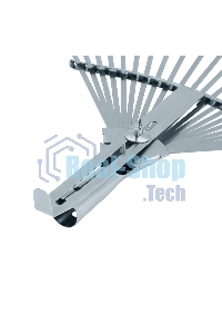 Грабли веерные стальные Palisad, 300-480 мм, 22 плоских зуба, оцинкованные, раздвижные, без черенка