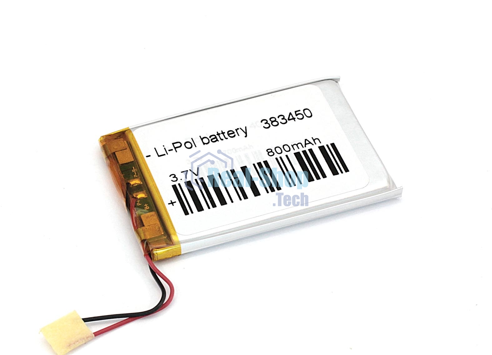 Аккумулятор Li-Pol (батарея) 3.8x34x50мм 2pin 3.7V/800mAh
