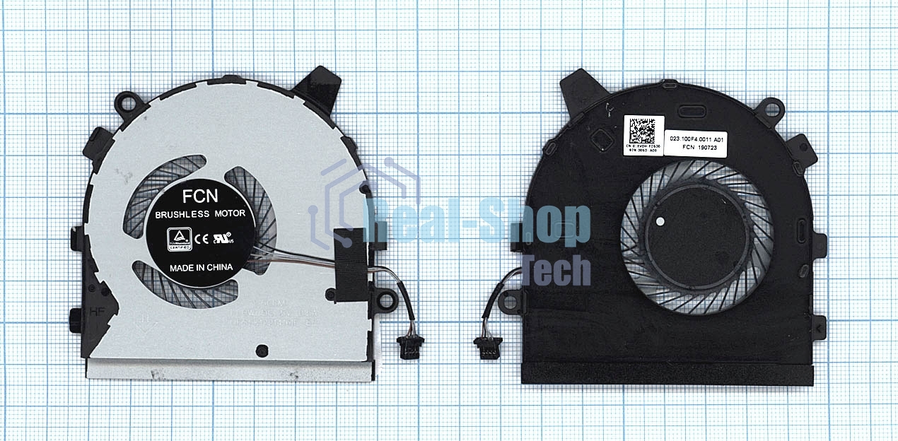 Вентилятор (кулер) для ноутбука Dell Inspiron 13 7390 7391