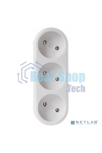 Сетевой разветвитель Buro BU-PS3-W (3 розетки) белый (пакет ПЭ)