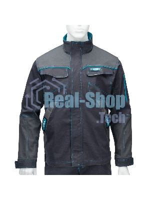 Куртка профессиональная рабочая, 97% хлопок 3% спандекс, XXXL Gross
