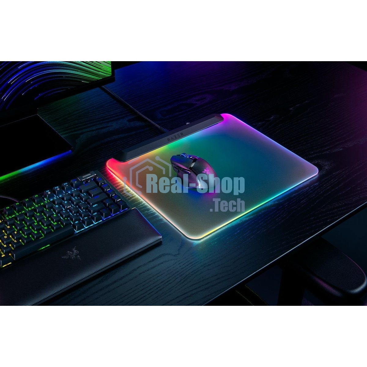 Игровой коврик для мыши Razer Firefly V2 Pro Black Hard Surface Mouse Mat