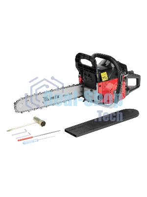 Пила цепная бензиновая MTX MS-4516, шина 40 см, 45 см 3, 2,5 л.с., шаг 0,325, паз 1,5 мм, 64 зв