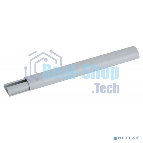 Кабель канал ЭРА KK-30-13-F напольный полукруглый 30х13 серый 40 м